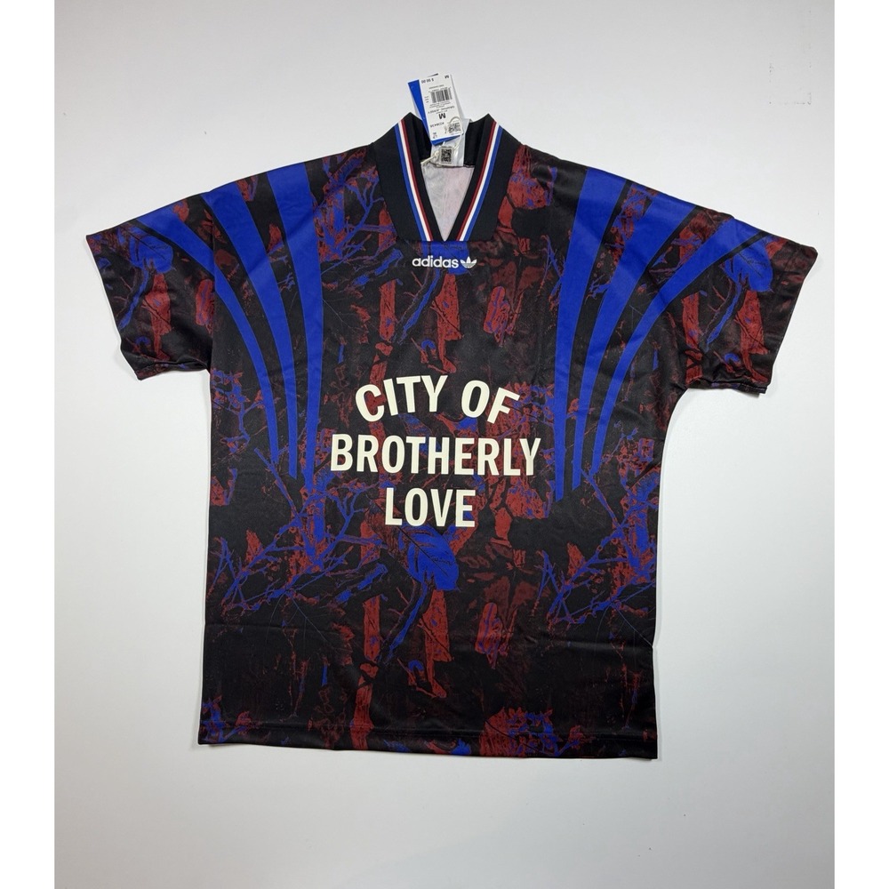 Adidas Originals Mens Medium Philadelphia City of Brotherly Love Jersey KD8438